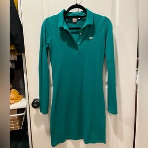 Lacoste Women's Green Polo Dress